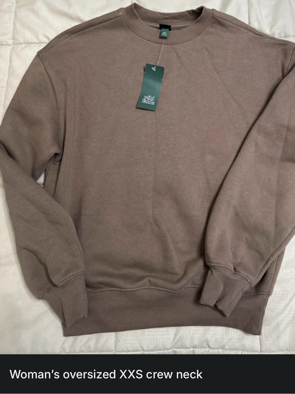 wild fable Brown Crewneck Sweatshirt